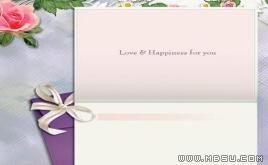 花紋相框PPT模板下載