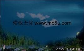 荷塘月色PPT模板下載