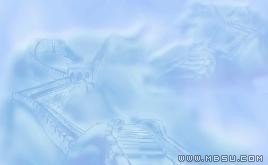 草地天空PPT模板下載