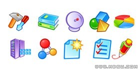 卡通風(fēng)格網(wǎng)頁(yè)設(shè)計(jì)常用圖標(biāo)png