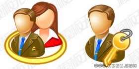 9個商務頭像png圖標