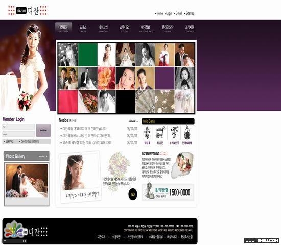 韩国结婚模板 图片模板下载