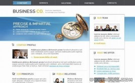 韓國(guó)公司模板