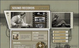 TemplateMonster 音樂模板