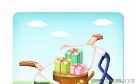 韓國卡通人物模板