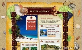TM 旅游模板(FLASH)