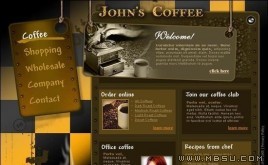 TemplateMonster 咖啡模板