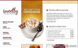 TemplateMonster 咖啡模板