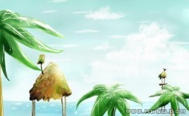 韓國(guó)風(fēng)景插話模板